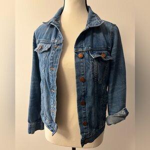 Madewell Blue Denim Jean Jacket Classic Trucker Style Women’s Size Small✨